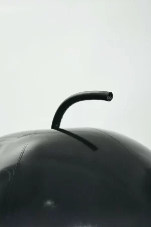 Latex Black Spherical Glossy Inflatable Suit