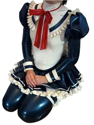 Latex Gummi Rubber Maid Dresses