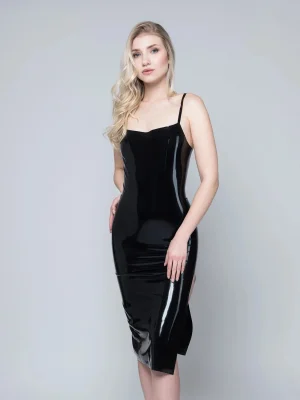 Latex Idol Midi Dress