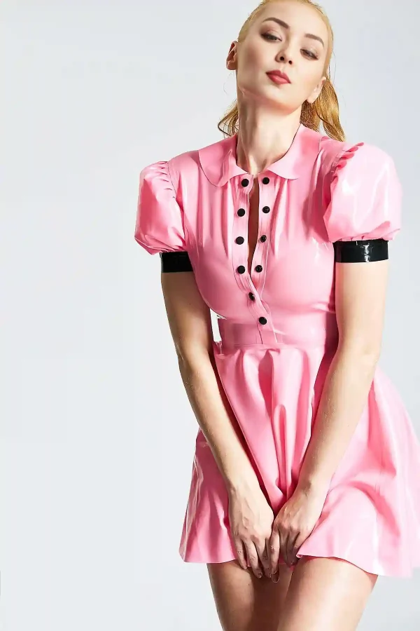 Latex Lolita Maid Dress & Apron - Latex UK Shop