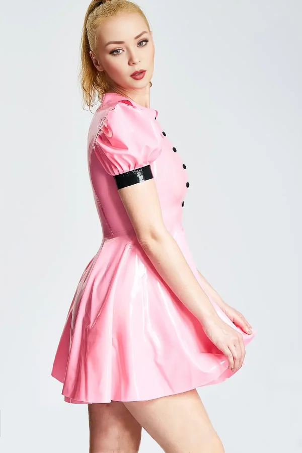 Latex Lolita Maid Dress & Apron - Latex UK Shop