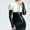 Latex Long-sleeved Witchery Dress
