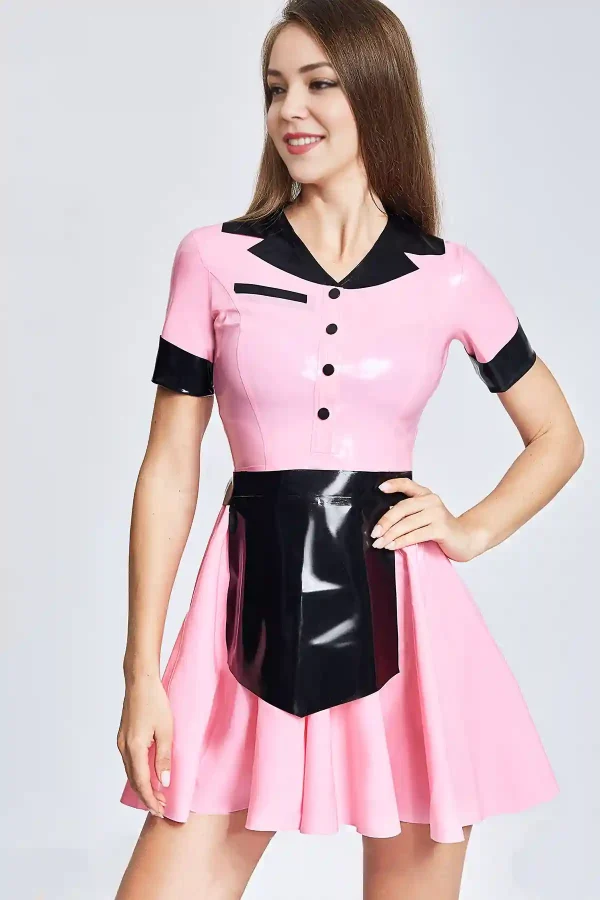 Latex Pink Cutie Maid Dress - Latex UK Shop