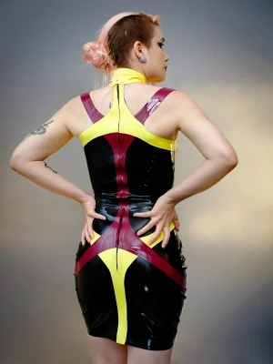 Latex Sapphire Dress