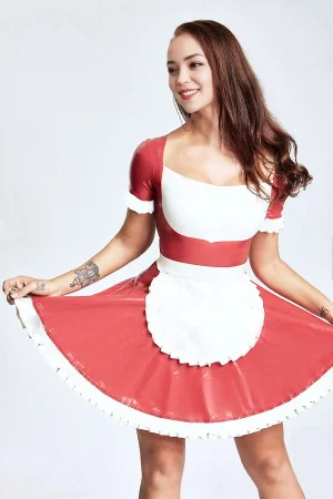 Latex Serveur Fminin Waitress Uniform