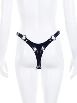 Thong with O ring - Flat cut