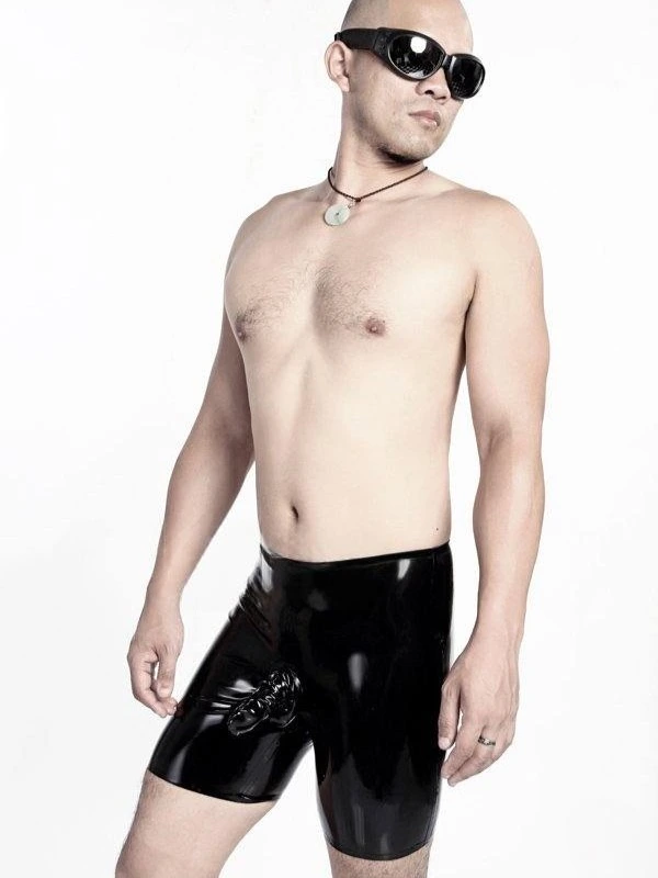 Latex Mens Sheath Jammer Shorts Latex Mens Sheath Jammer Shorts