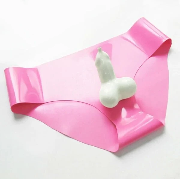 Latex Sissy Chastity Briefs (Heavy Rubber) Latex Sissy Chastity Briefs (Heavy Rubber)