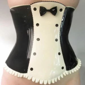 Latex Heavy Rubber Maid Corset