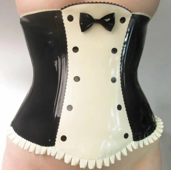 Latex Heavy Rubber Maid Corset Latex Heavy Rubber Maid Corset