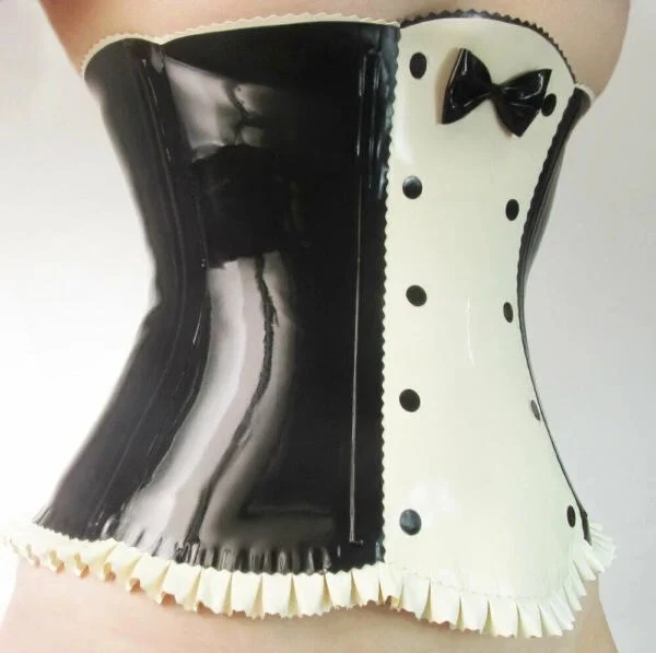 Latex Heavy Rubber Maid Corset Latex Heavy Rubber Maid Corset