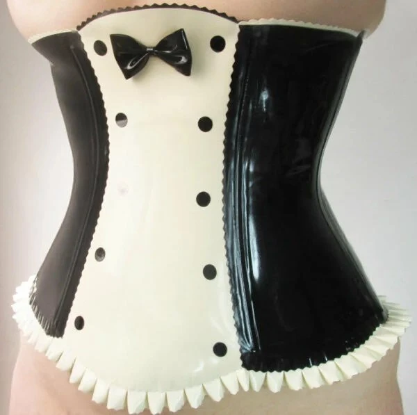 Latex Heavy Rubber Maid Corset Latex Heavy Rubber Maid Corset
