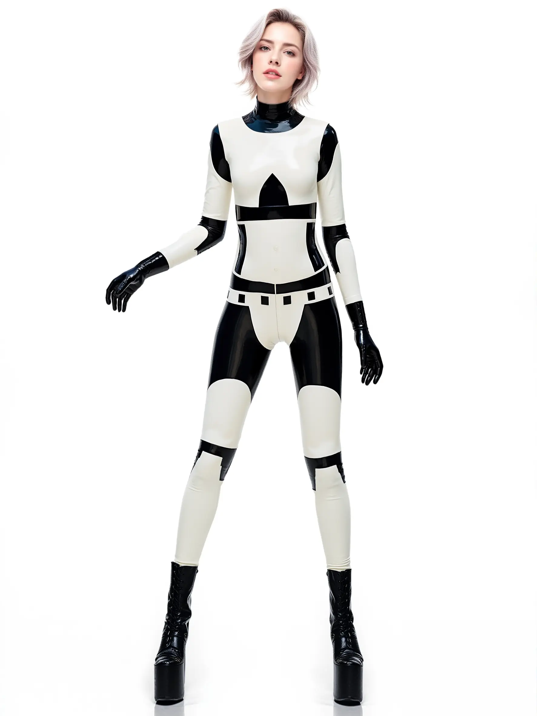 Latex Star Space Trooper Storm Catsuit Latex Star Space Trooper Storm Catsuit