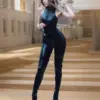 latex Sleeveless Catsuit with Anatomic Cut latex Sleeveless Catsuit with Anatomic Cut